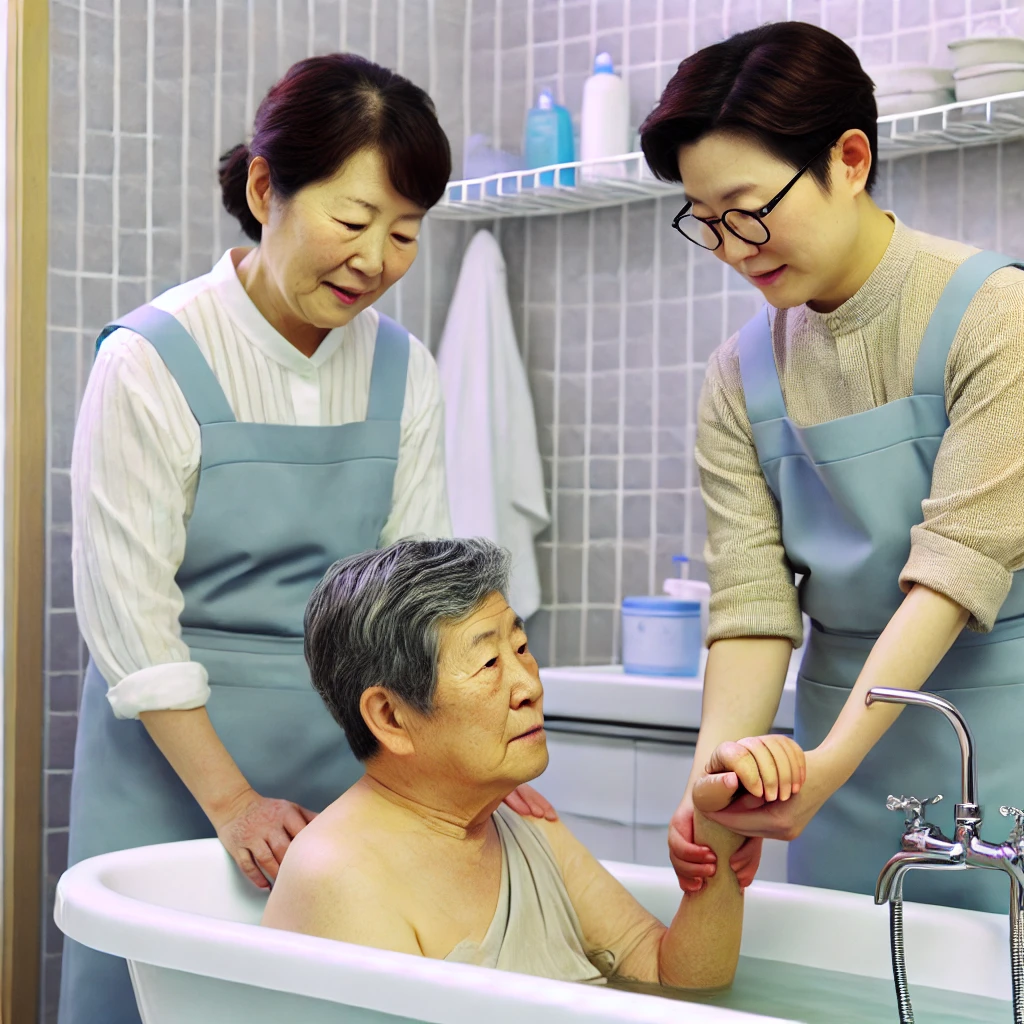 방문목욕서비스 - 하남 더케어방문요양센터