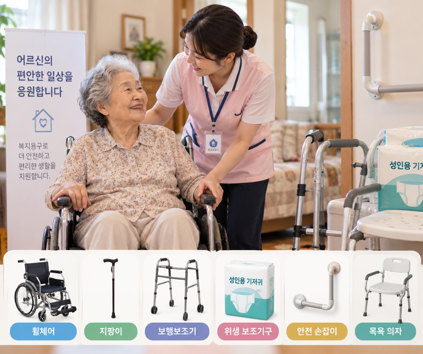 복지용구 신청 - 하남 더케어방문요양센터